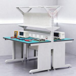 Metal Electrical Work Bench Table ESD Benches Cell Phone Repair Workstation