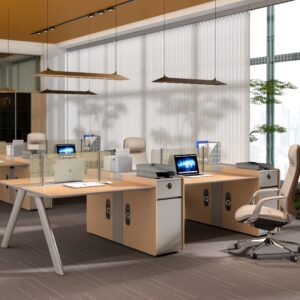 Modern Durable Modular Office Desk Staff Cubicle Workstation Furniture Set