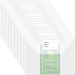 Plastic Envelopes A4 Folders with Snap Closure Pack